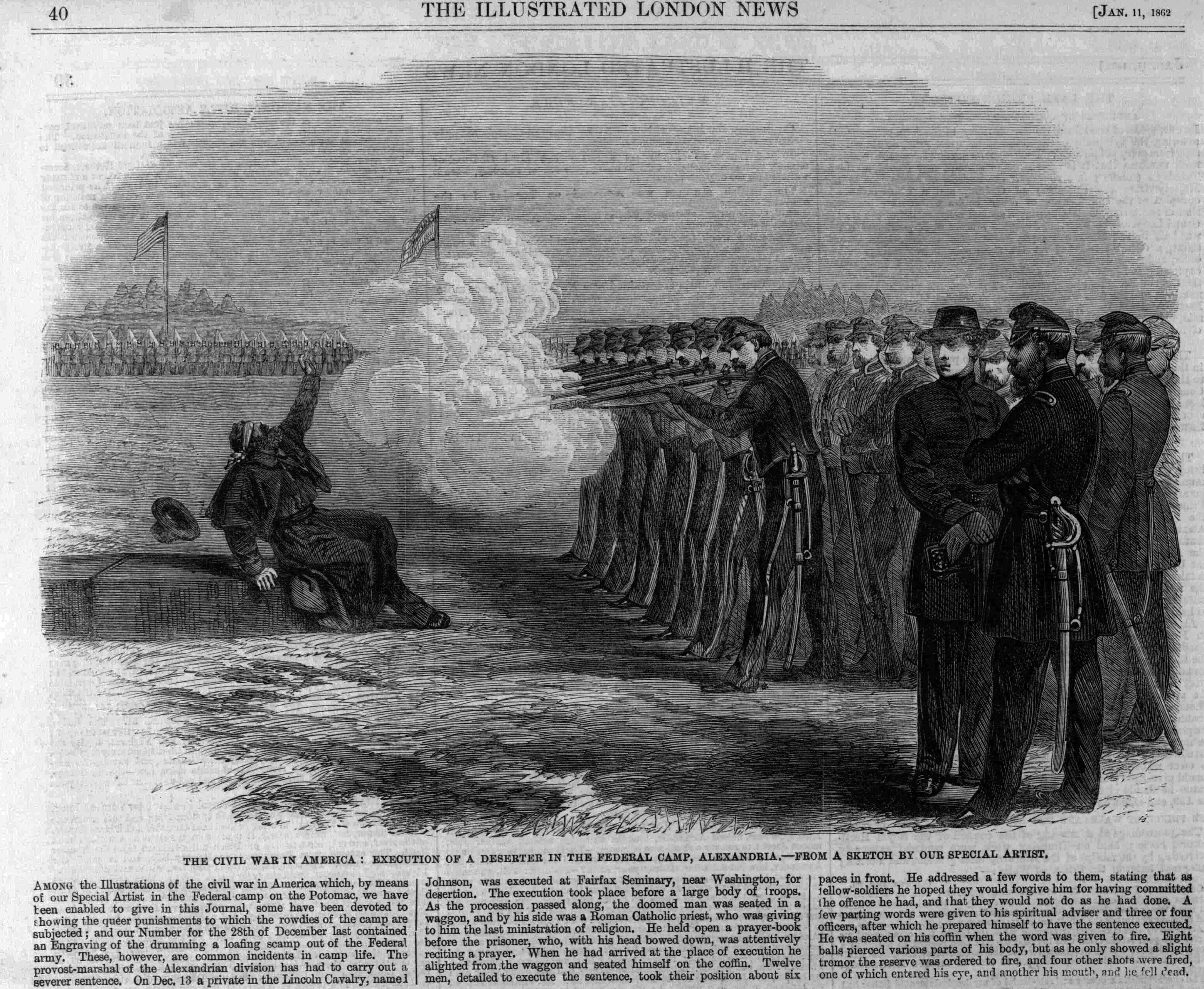 fed deserter shot